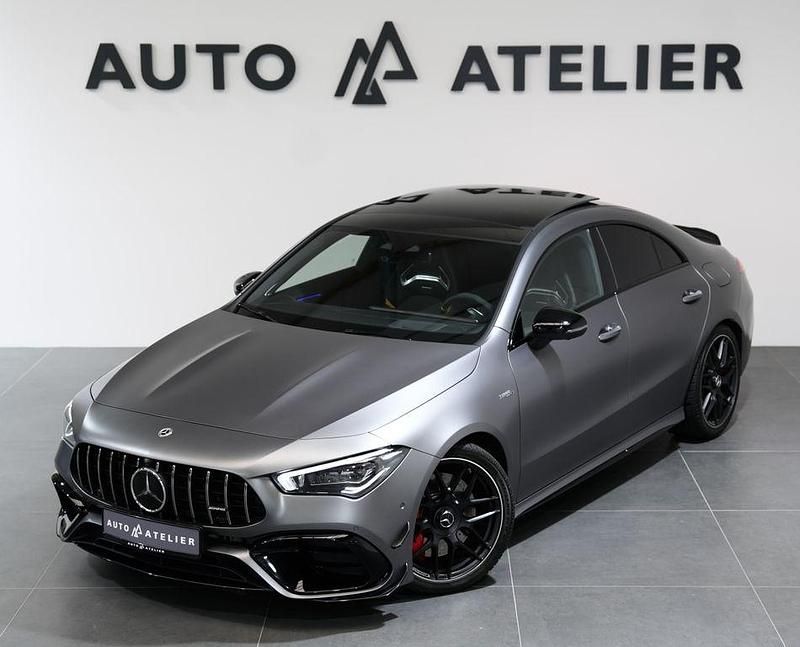 Grau Gebraucht 2022 Mercedes CLA45 AMG AMG Limousine | 56.990 € (Teuer) - Bild 1/4