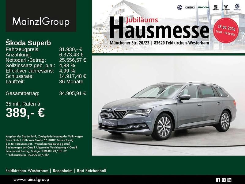 Gebraucht Skoda Superb Style 200 PS (147 kW) 2023 Graphitegrau metallic Kombi