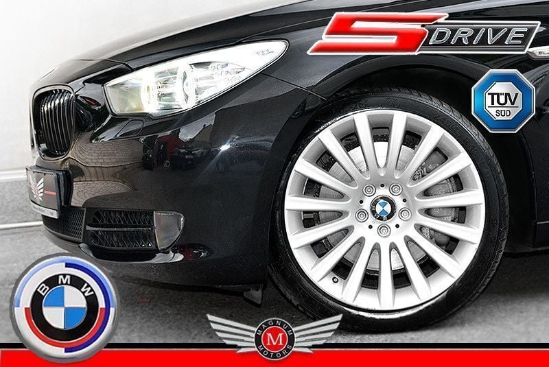 Schwarz Gebraucht 2009 BMW 535 Gran Turismo Sport Line Limousine | 9.990 € (Superpreis) - Bild 1/4