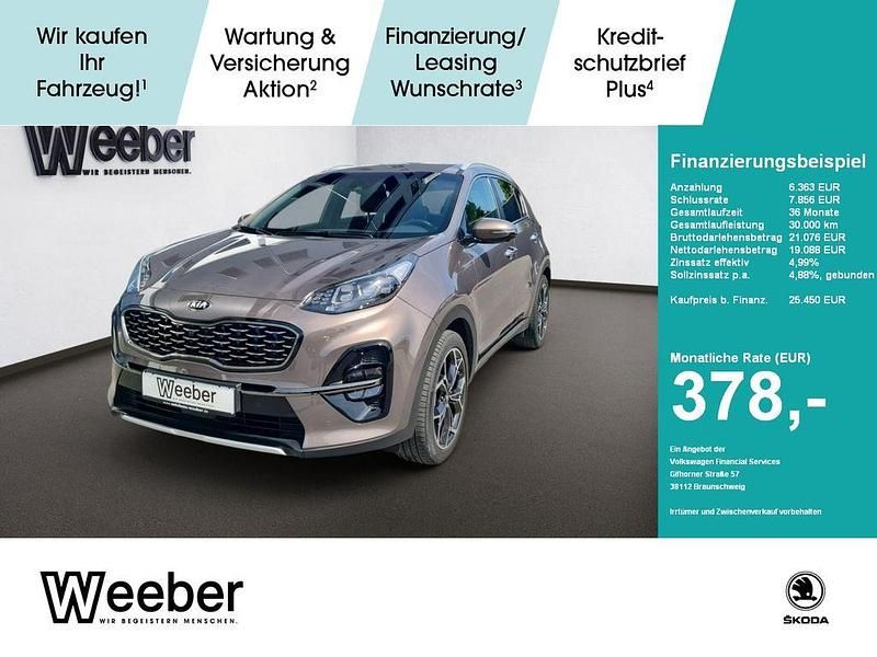 Braun Gebraucht 2021 Kia Sportage GT-Line SUV | 25.450 € (Fairer Preis) - Bild 1/4