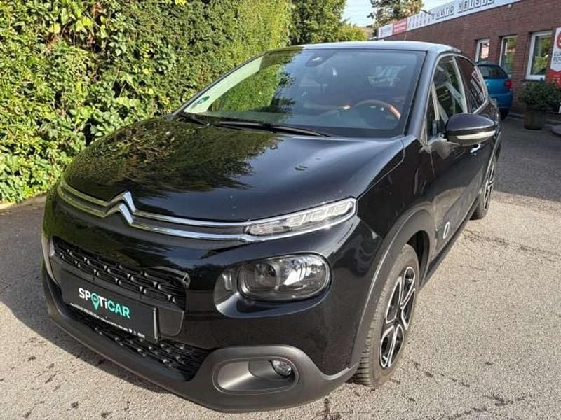 Dunkel schwarz metallic Gebraucht 2020 Citroën C3 PureTech Kleinwagen | 15.500 € (Fairer Preis) - Bild 1/4