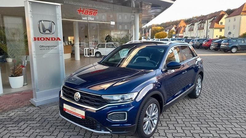 Blau Gebraucht 2019 VW T-Roc Sportline SUV | 23.495 € (Fairer Preis) - Bild 1/4