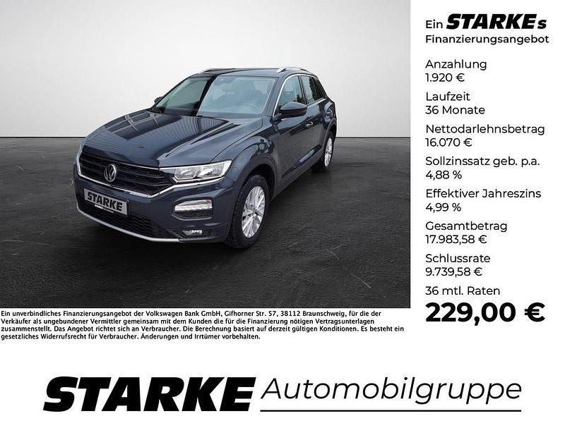 Grau Gebraucht 2019 VW T-Roc Style SUV | 17.990 € (Fairer Preis) - Bild 1/4
