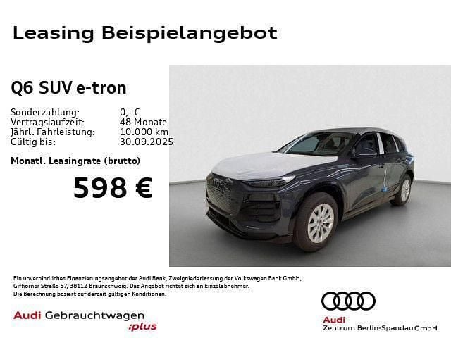 Grau Neu 2025 Audi Q6 e-tron Ambiente SUV | 57.950 € (Superpreis) - Bild 1/4