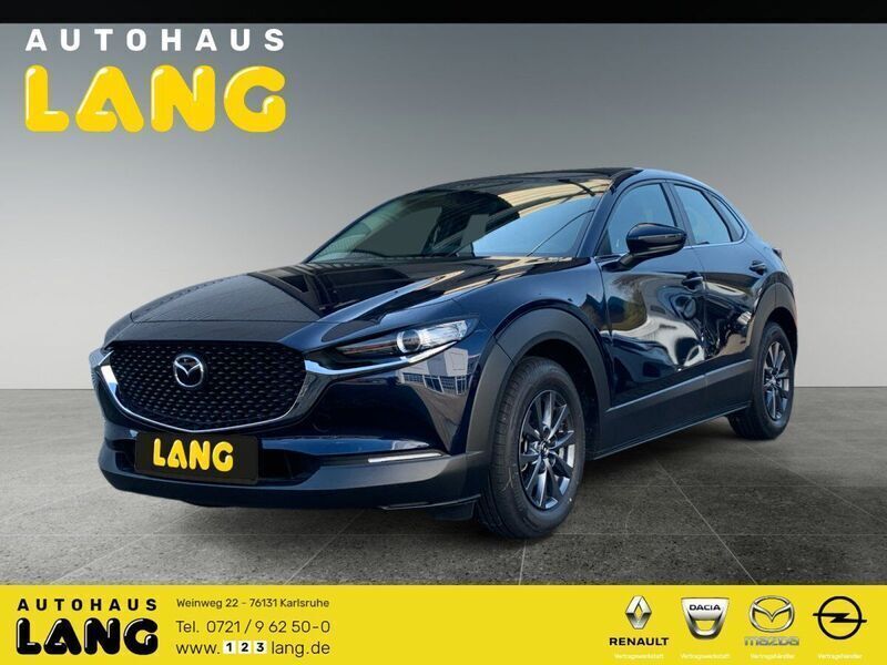 Deep crystal blue (metallic) Gebraucht 2023 Mazda CX-30 Basis SUV | 23.990 € (Guter Preis) - Bild 1/4