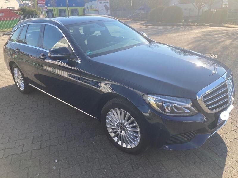 Blau Gebraucht 2017 Mercedes C200 Exclusive Kombi | 22.790 € (Fairer Preis) - Bild 1/4
