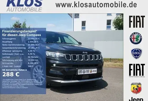 Gebraucht Jeep Compass Altitude 131 PS (96 kW) 2024 Schwarz SUV