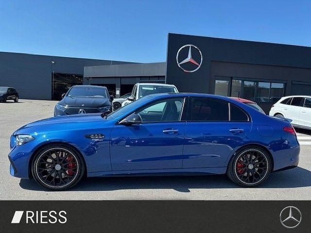 Gebraucht Mercedes C63 AMG AMG 476 PS (350 kW) 2024 Metalliclack spektralblau Limousine