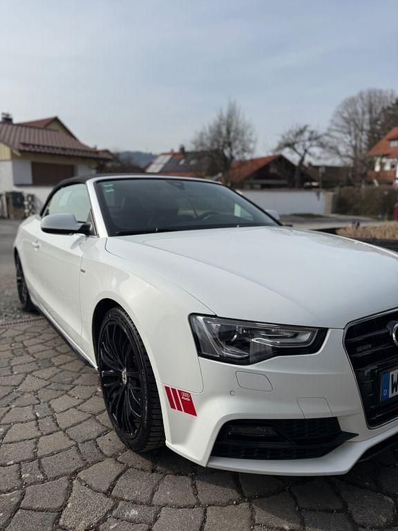 Gebraucht Audi A5 Cabriolet S-Line 177 PS (130 kW) 2015 Weiß Cabrio