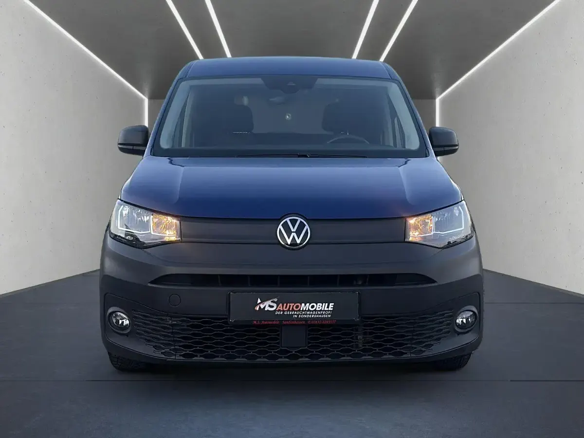 Gebraucht VW Caddy Basis 75 PS (55 kW) 2021 Blau Van / Kleinbus