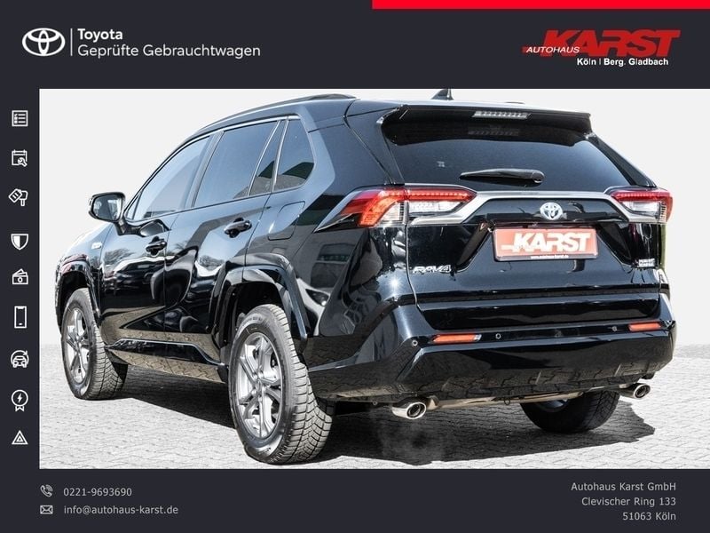 Gebraucht Toyota RAV4 Hybrid 306 PS (225 kW) 2021 Tiefschwarz mica metallic SUV