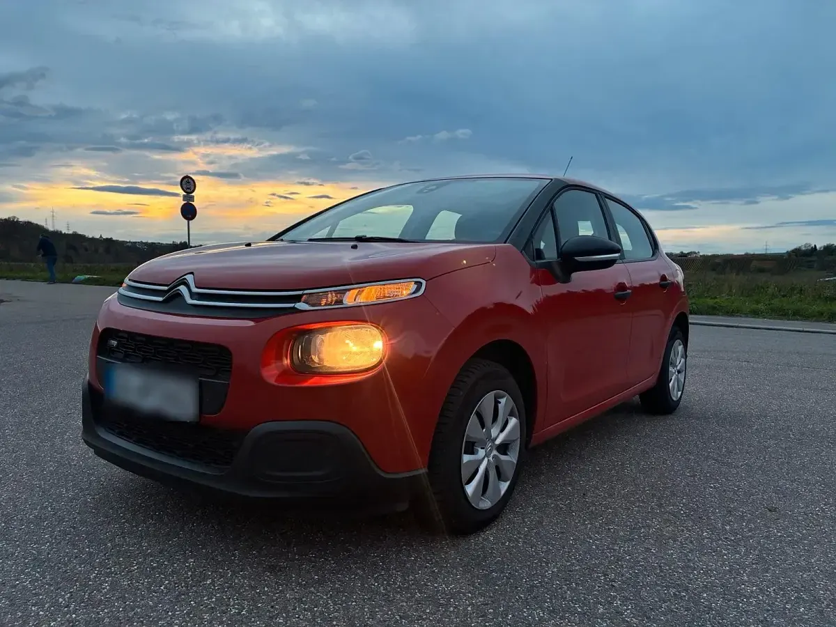 Gebraucht Citroën C3 82 PS (60 kW) 2018 Orange Kleinwagen