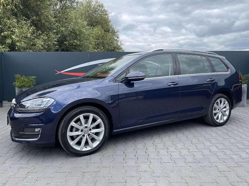 Blau Gebraucht 2014 VW Golf VII Highline Kombi | 12.490 € (Fairer Preis) - Bild 1/4