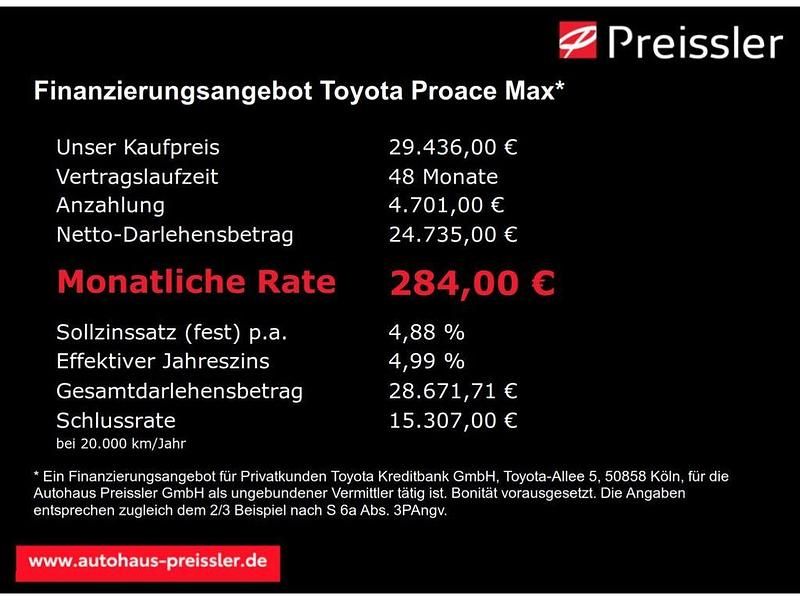 Gebraucht Toyota Proace H2 140 PS (102 kW) 2024 Weiß Van / Kleinbus