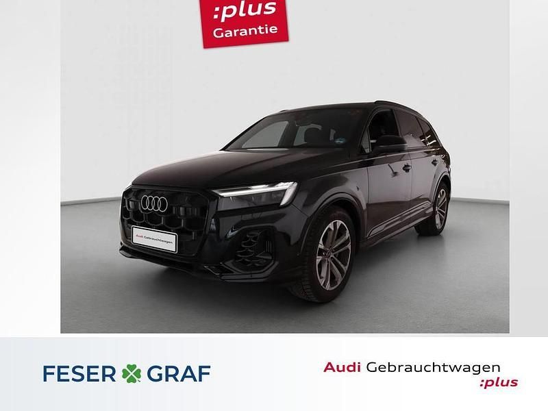 Mythosschwarz metallic Gebraucht 2025 Audi Q7 Ambiente SUV | 64.990 € - Bild 1/4