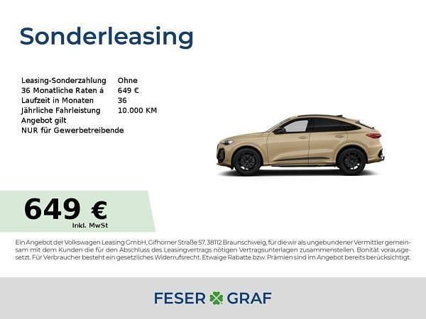 Gold (sakhirgold metallic) Neu 2025 Audi Q5 Sportback Ambiente SUV | 69.799 € (Fairer Preis) - Bild 1/3