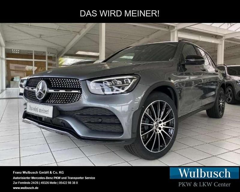 Selenitgrau metallic Gebraucht 2022 Mercedes GLC220 Night SUV | 66.890 € - Bild 1/4