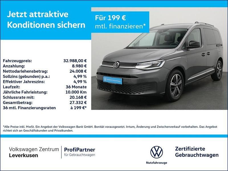 Gebraucht VW Caddy Style 116 PS (85 kW) 2025 Grau Van / Kleinbus