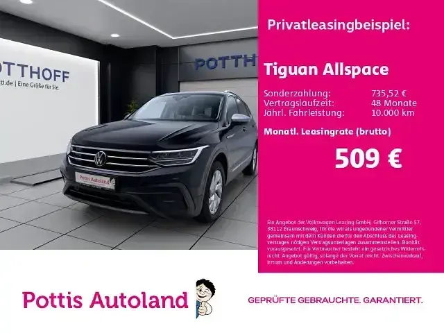 Gebraucht VW Tiguan Allspace Life 190 PS (139 kW) 2022 SUV