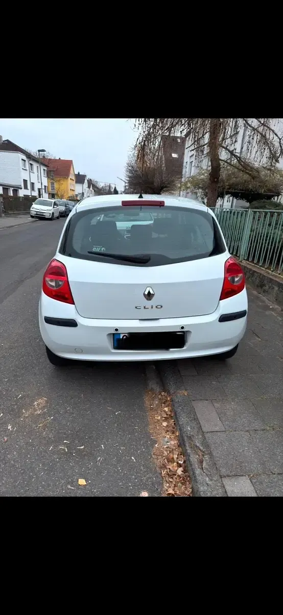 Gebraucht Renault Clio III 2008 Weiß Kleinwagen