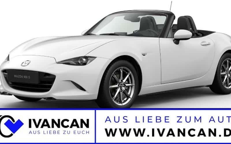 Arctic white Gebraucht 2025 Mazda MX5 Exclusive-Line Cabrio | 30.850 € (Guter Preis) - Bild 1/4