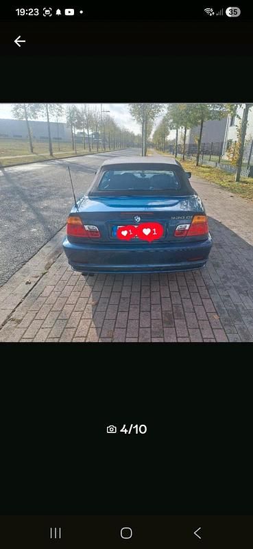 Gebraucht BMW 325 Cabriolet 192 PS (141 kW) 2000 Blau Cabrio