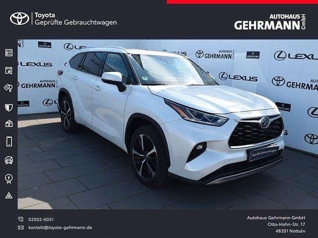 Weiß Gebraucht 2022 Toyota Highlander Hybrid Luxury SUV | 59.990 € - Bild 1/4