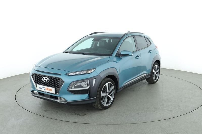 Blau Gebraucht 2019 Hyundai Kona Premium SUV | 16.600 € (Fairer Preis) - Bild 1/3