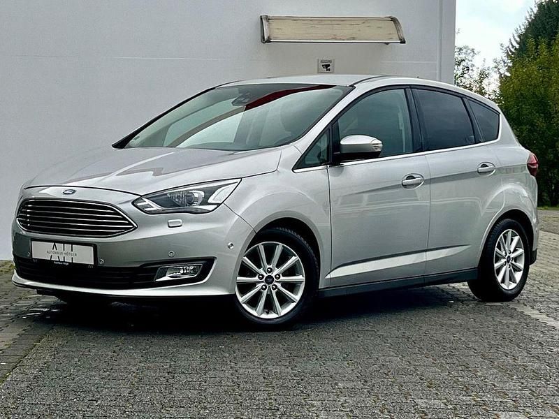 Silber Gebraucht 2017 Ford C-MAX Titanium Van / Kleinbus | 14.600 € (Fairer Preis) - Bild 1/4