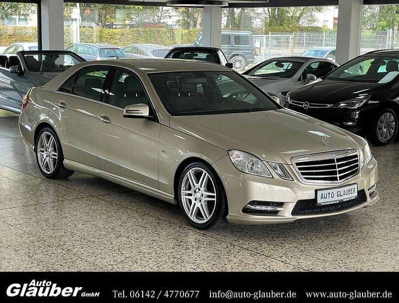 Beige Gebraucht 2012 Mercedes E220 AMG Limousine | 11.950 € (Etwas zu teuer) - Bild 1/4