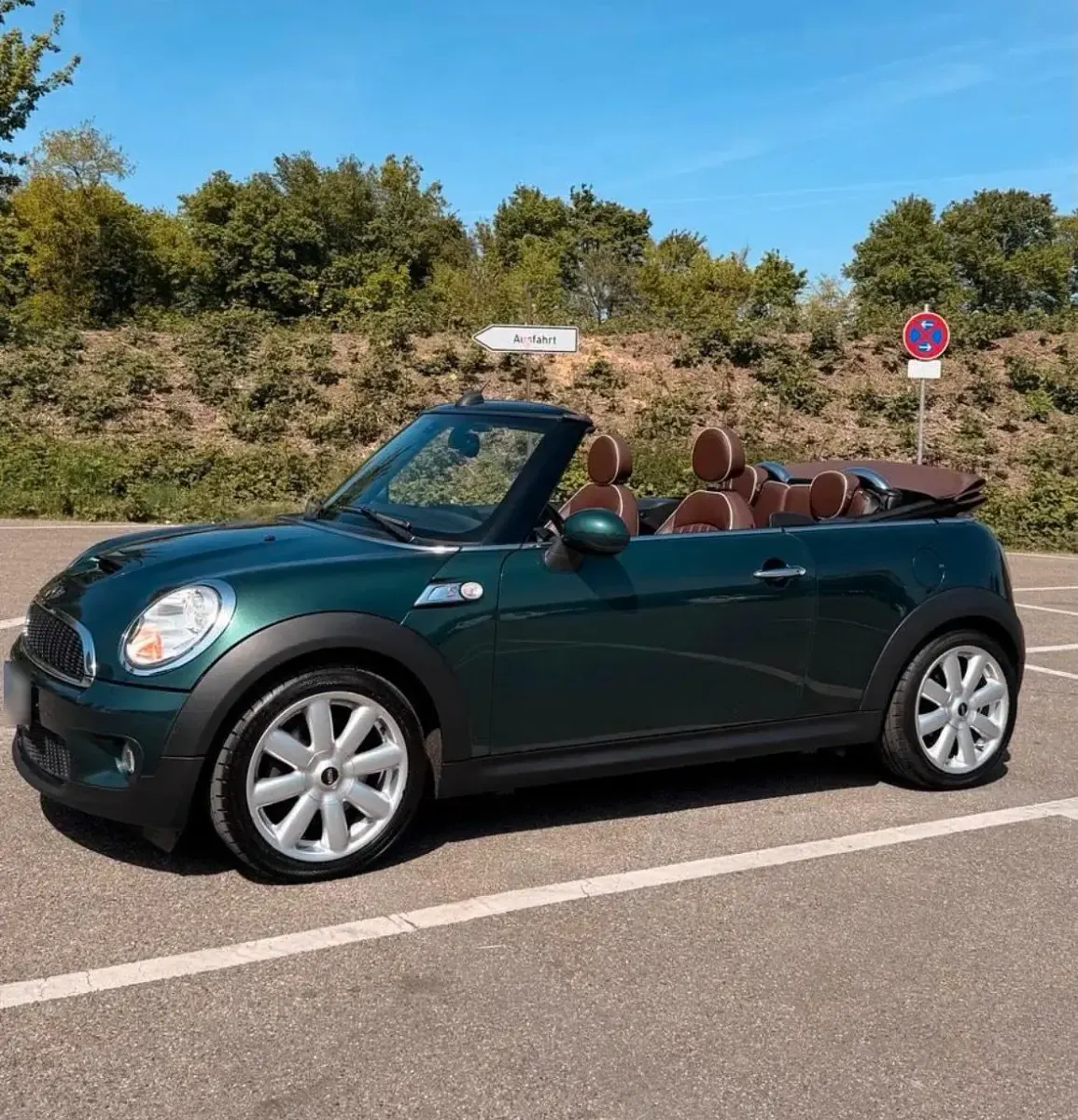 Gebraucht Mini Cooper S Cabriolet 174 PS (127 kW) 2009 Grün Cabrio