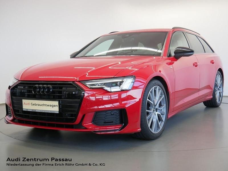 Tangorot metallic Gebraucht 2022 Audi A6 S-Line Kombi | 43.360 € (Fairer Preis) - Bild 1/4