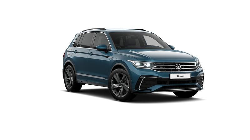 Nightshade blue metallic Gebraucht 2024 VW Tiguan R-line SUV | 43.770 € (Fairer Preis) - Bild 1/4