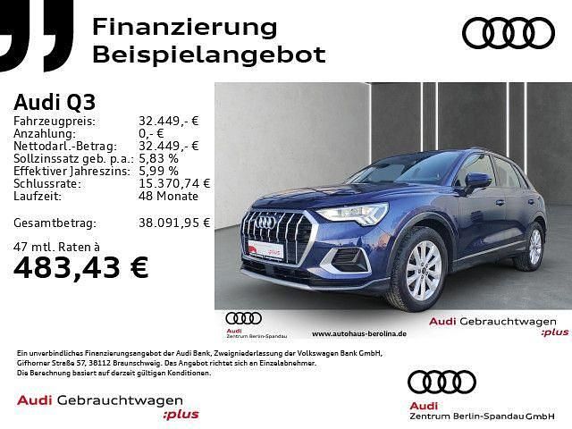 Gebraucht Audi Q3 Sport 150 PS (110 kW) 2022 Blau SUV