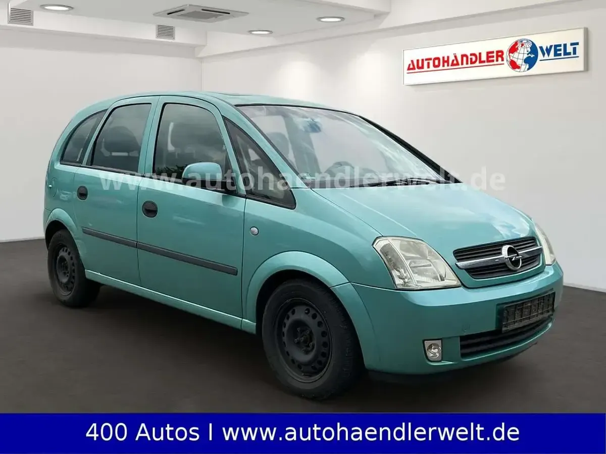 Gebraucht Opel Meriva Basis 101 PS (74 kW) 2004 Grün Van / Kleinbus