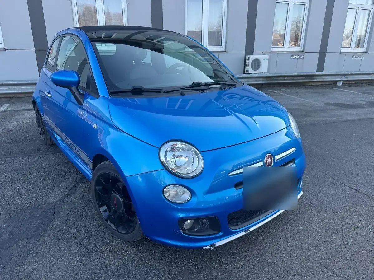Gebraucht Fiat 500S S 69 PS (50 kW) 2014 Blau Cabrio
