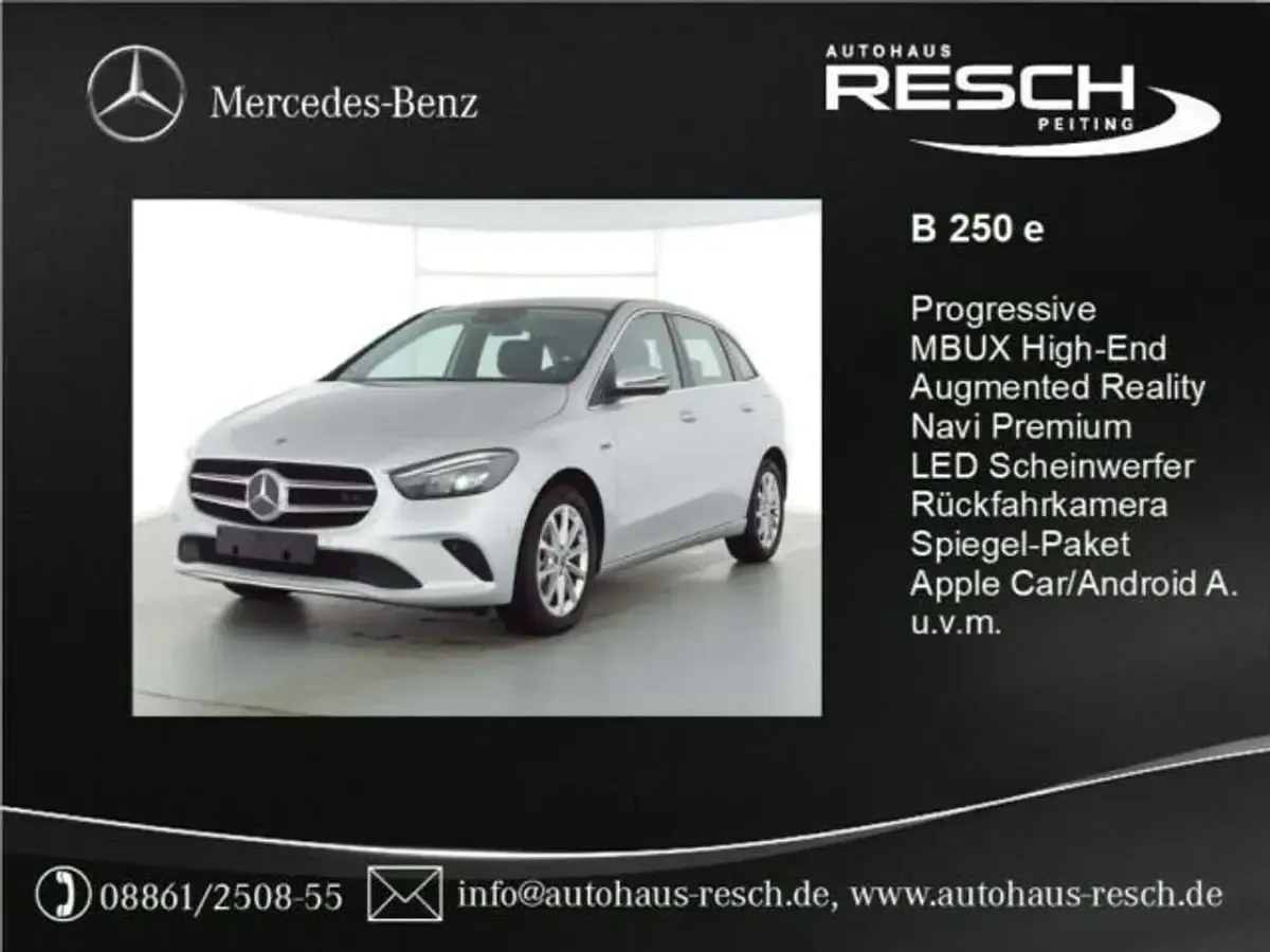 Gebraucht Mercedes B250 Progressive 160 PS (117 kW) 2020 Iridiumsilber Kleinwagen