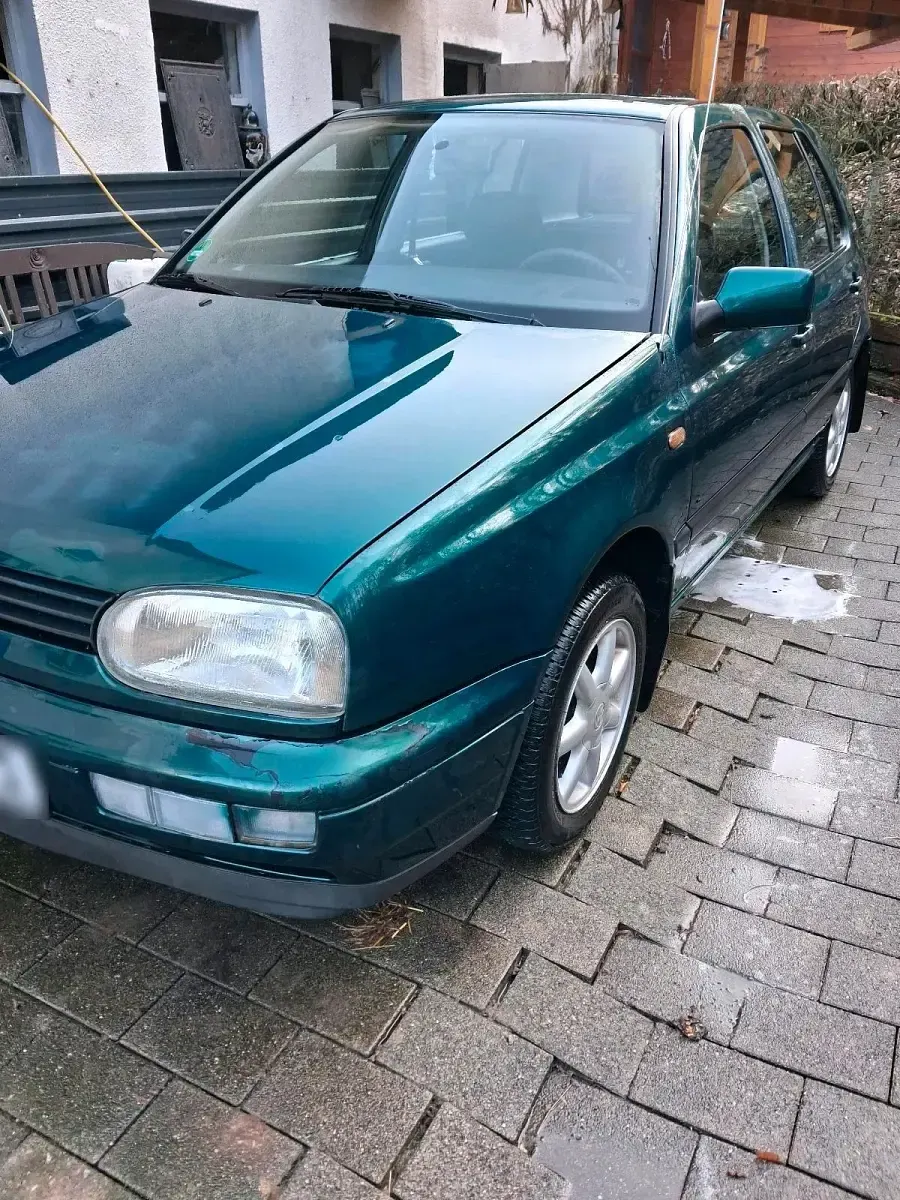 Gebraucht VW Golf III 75 PS (55 kW) 1997 Grün Kleinwagen