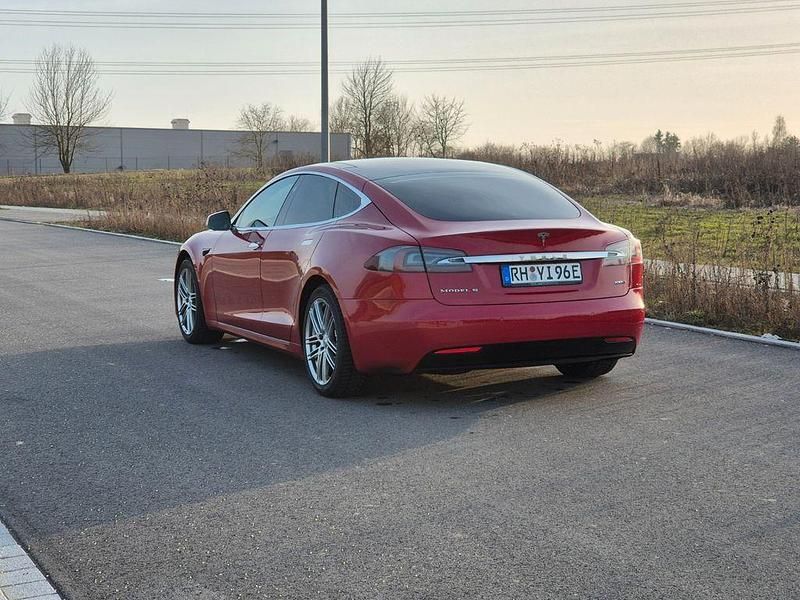 Gebraucht Tesla Model S 309 kW (421 PS) 2017 Rot Kleinwagen