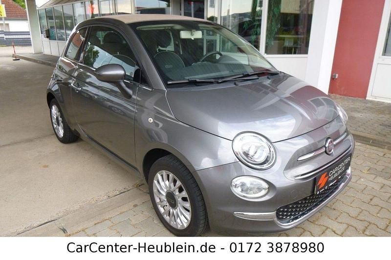Grau Gebraucht 2017 Fiat 500 Lounge Cabrio | 10.990 € (Fairer Preis) - Bild 1/4