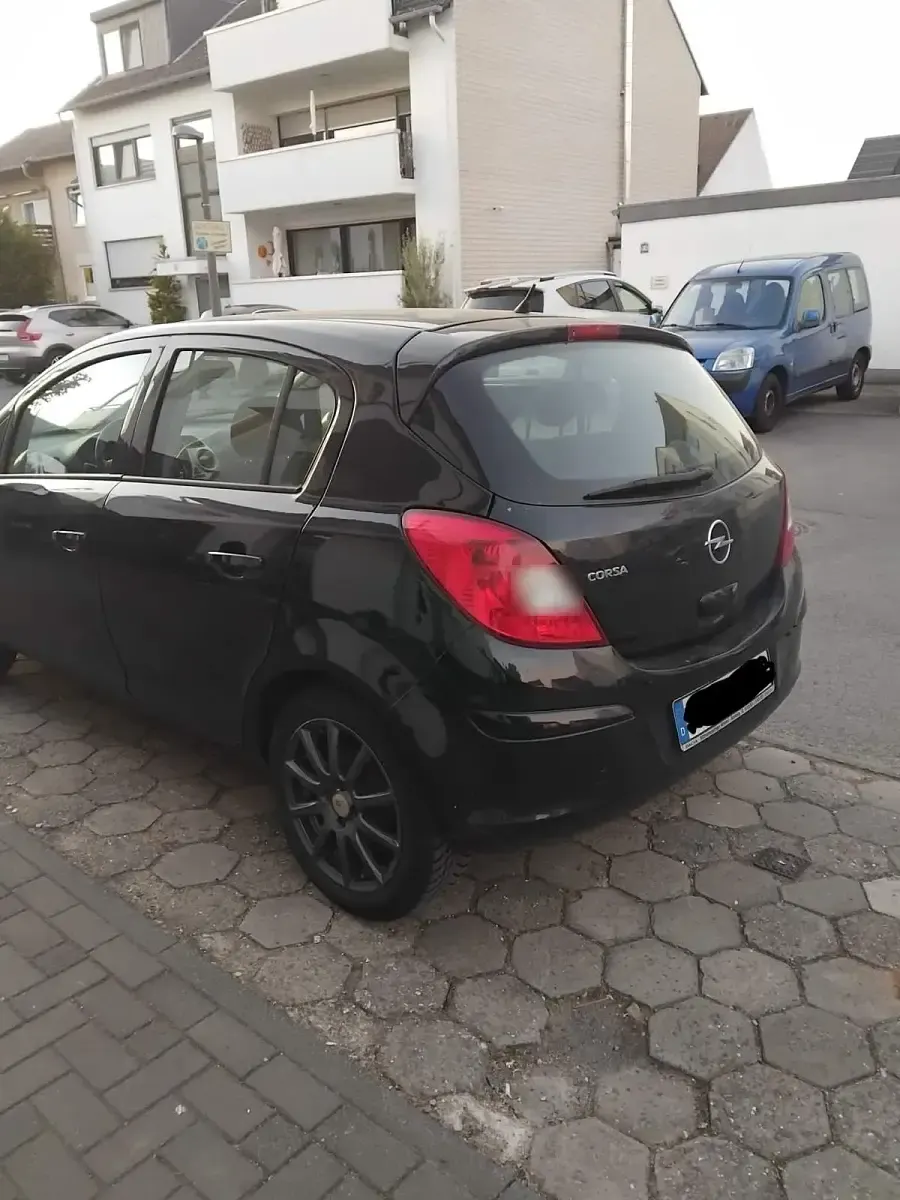 Gebraucht Opel Corsa 2008 Schwarz Kleinwagen
