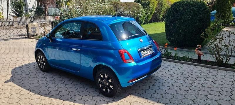 Gebraucht Fiat 500 Mirror 69 PS (50 kW) 2017 Blau Kleinwagen