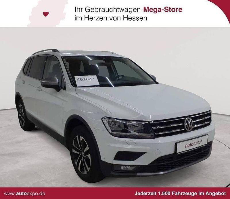 Pure white Gebraucht 2021 VW Tiguan Allspace United SUV | 25.590 € (Guter Preis) - Bild 1/4