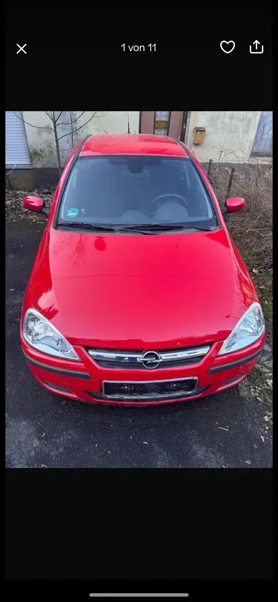 Usata Opel Corsa 2006 Rosso Utilitaria