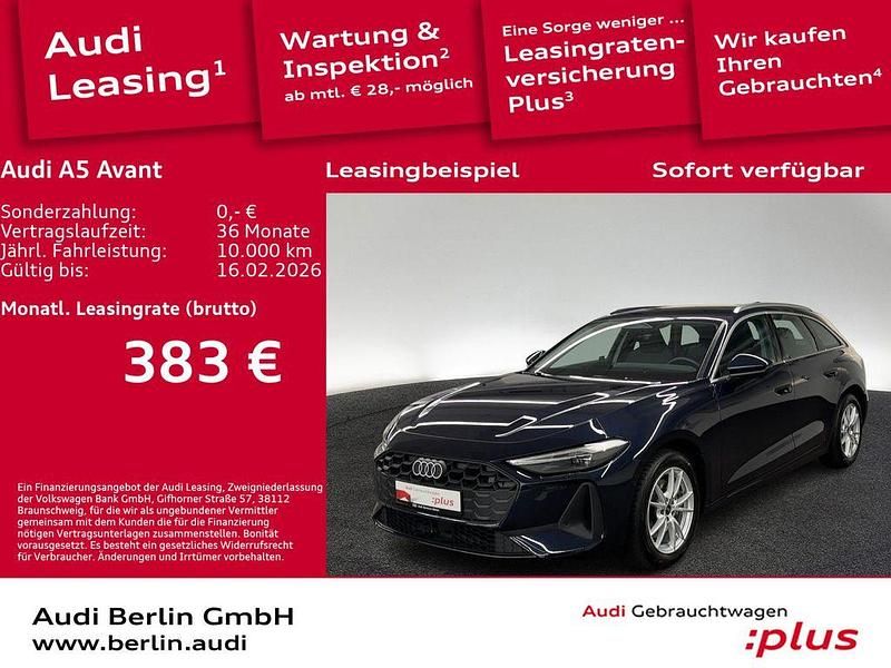 Firmamentblau metallic Gebraucht 2025 Audi A5 Sport Kombi | 41.700 € (Superpreis) - Bild 1/3