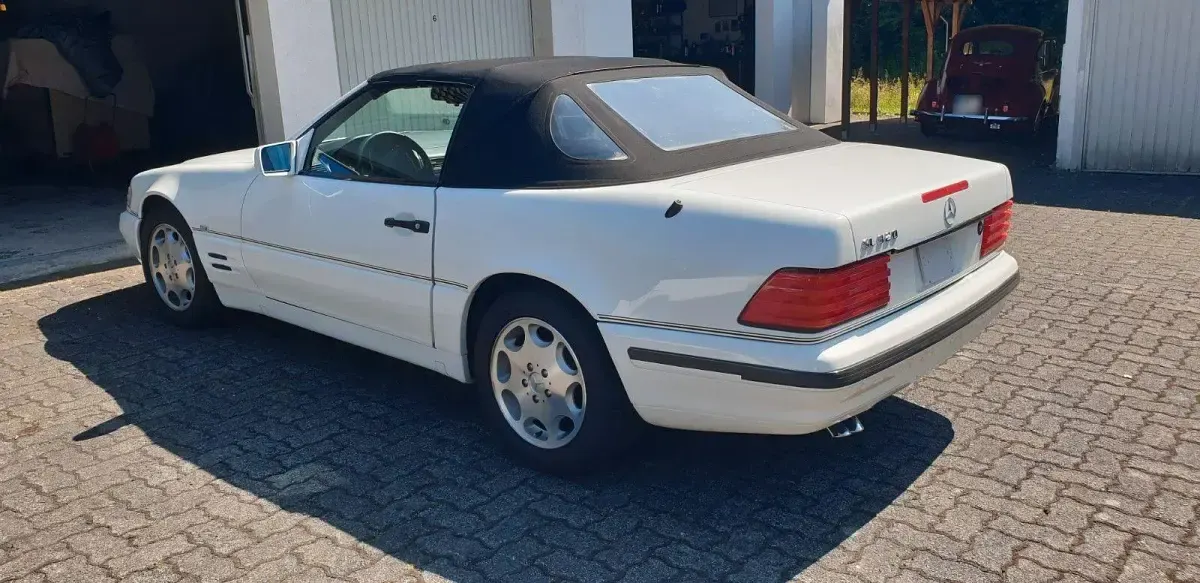Gebraucht Mercedes SL320 231 PS (169 kW) 2006 Weiß Cabrio