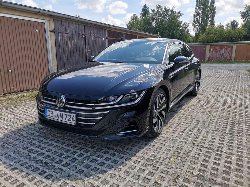 Schwarz Gebraucht 2021 VW Arteon R-line Kombi | 32.200 € (Fairer Preis) - Bild 1/4