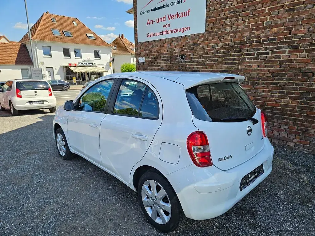 Gebraucht Nissan Micra Acenta 80 PS (58 kW) 2013 Weiß Kleinwagen
