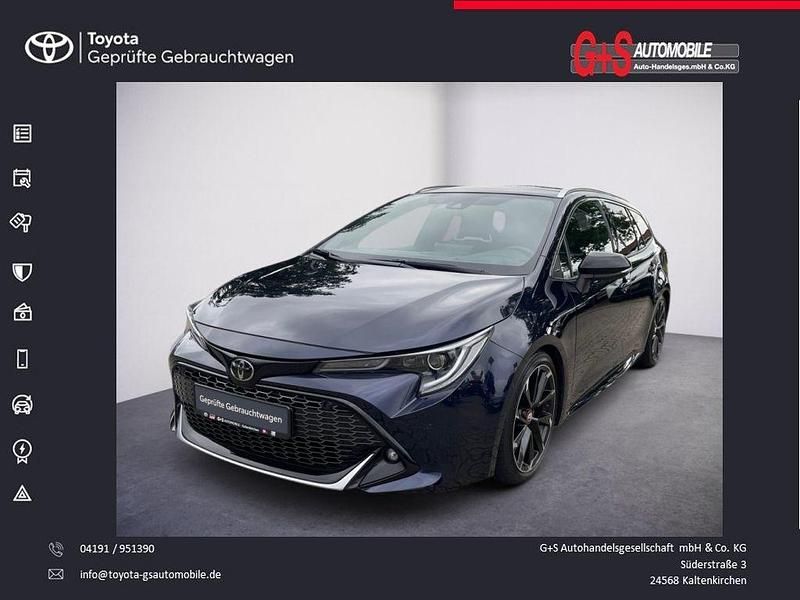 Nagoyablau metallic/schwarz (metallic) Gebraucht 2022 Toyota Corolla Sport Kombi | 29.890 € (Teuer) - Bild 1/4