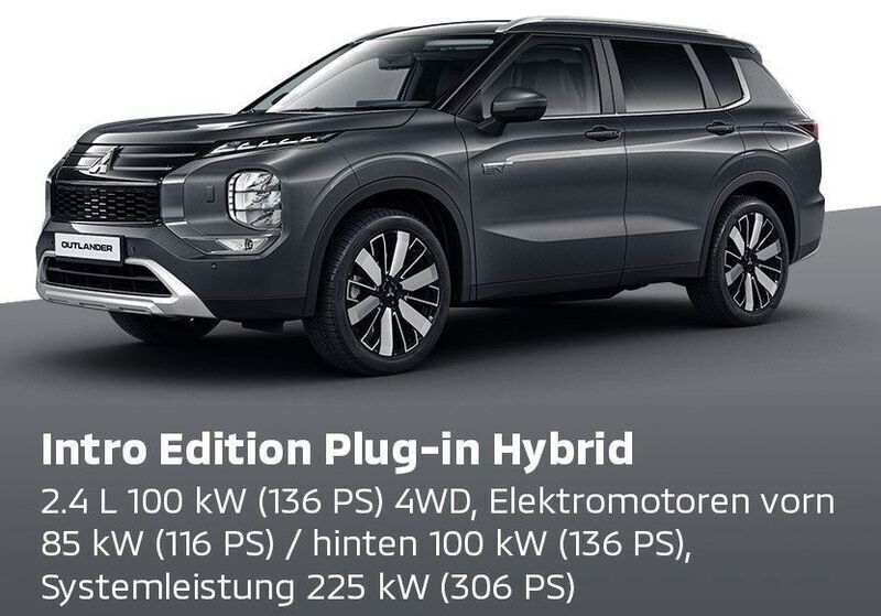 Grau Neu 2025 Mitsubishi Outlander P-HEV Edition SUV | 50.990 € (Guter Preis) - Bild 1/4
